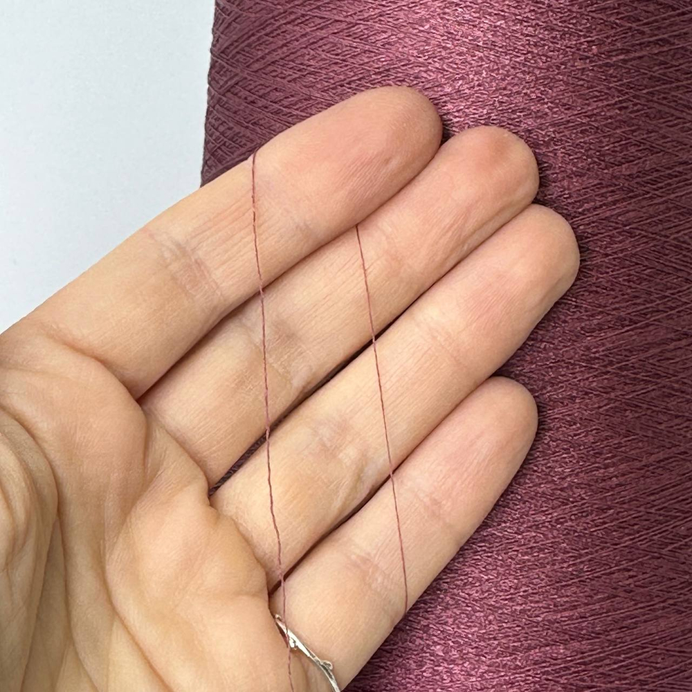 STAR - Loro Piana; 100% шелк; 4000м/100гр, (2/80); col. UVA UN, цвет: роза Antico; S705