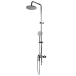 Душевая система 40к MIXLINE МЛ2418 (ML2418) излив лейка 5 позиций +лейка "Тропический душ" ХРОМ