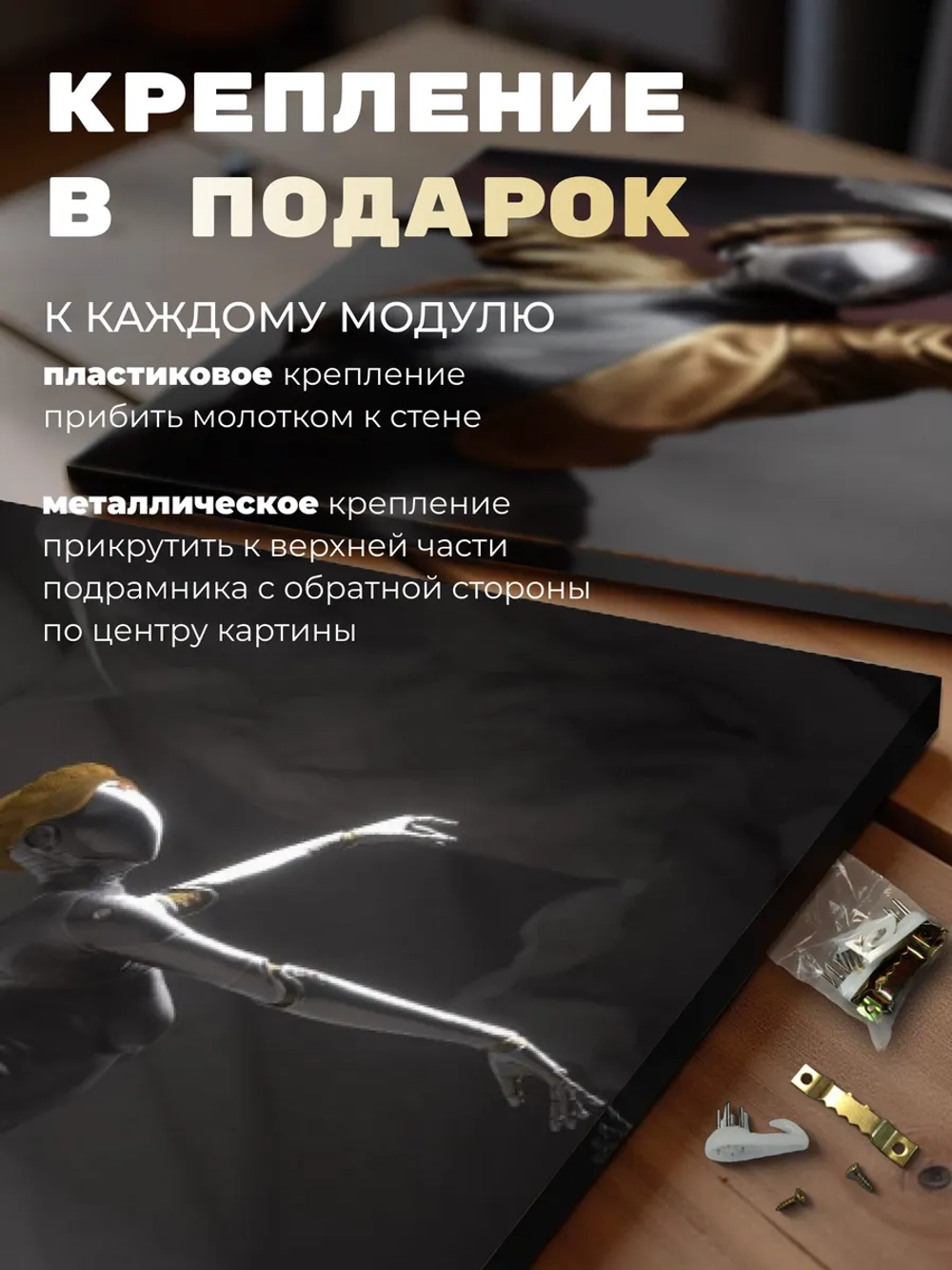 Картина Балет стального сердца модульная 50x70см 2шт.