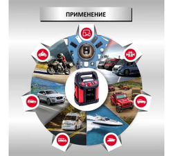 Пусковое устройство с компрессором iCarTool 12 В, 20 000 мАч, 600/1200 А IC-CBL20P