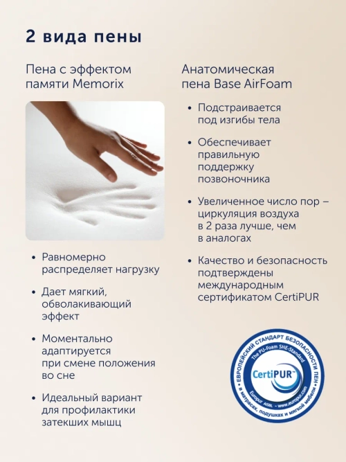 Матрас БайГолд, 30 см, жесткость средняя, независимые пружины