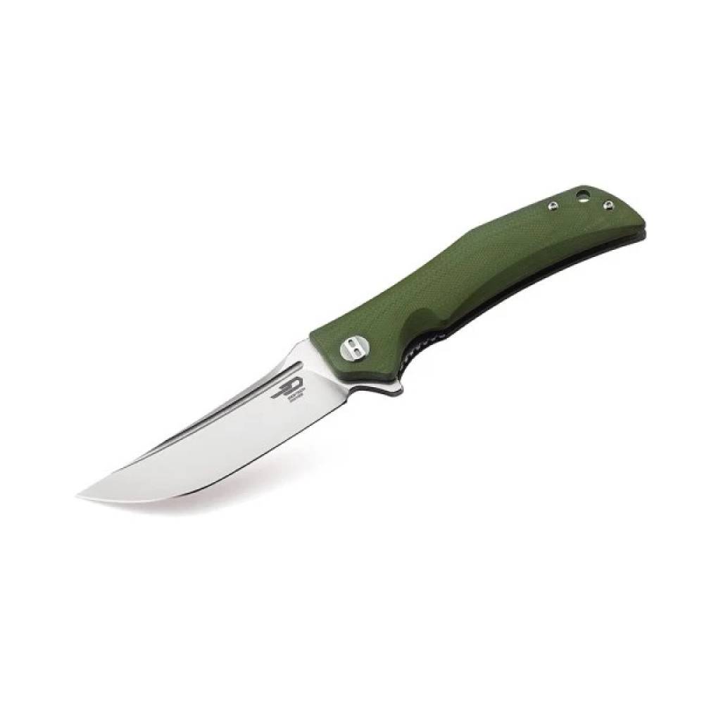 Складной Нож Bestech Scimitar сталь D2, рукоять G10 зеленая (арт. АМ-BG05B-1)
