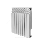 Радиатор алюминиевый Delta Plus 500 6 секций Qну=804 Вт RAL 9016 (белый) Ogint