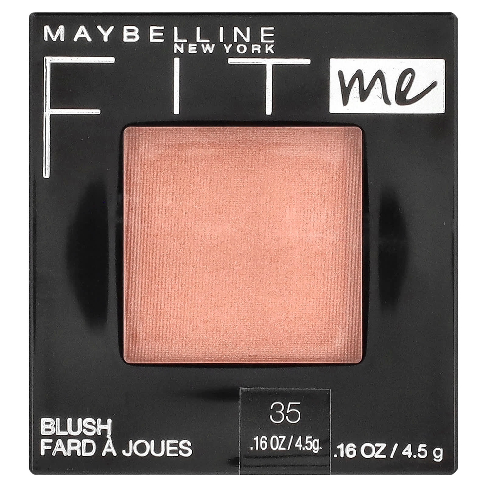 Maybelline, Fit Me, румяна, оттенок 35 коралловый, 4,5 г (0,16 унции)