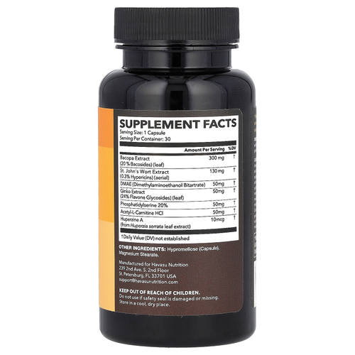 Havasu Nutrition, Neuro-Ignite™ с зверобоем, 30 капсул