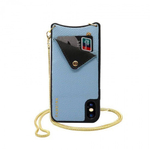 Чехол c цепочкой для iPhone X , 010793 Золотой