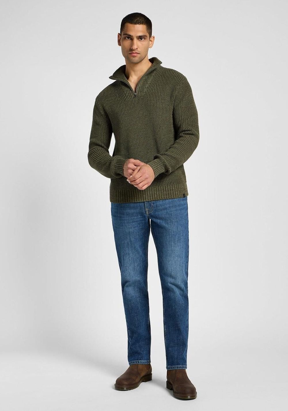 Джемпер HALF ZIP KNIT 112355675