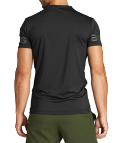 Футболка мужская теннисная Björn Borg Borg Stripe T-shirt M - black beauty