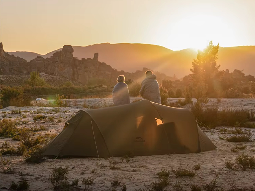 Палатка Naturehike Opalus Si 2-местная, алюминиевый каркас, темно-зеленая
