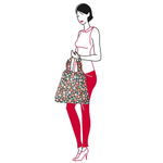 Сумка складная mini maxi shopper happy flowers