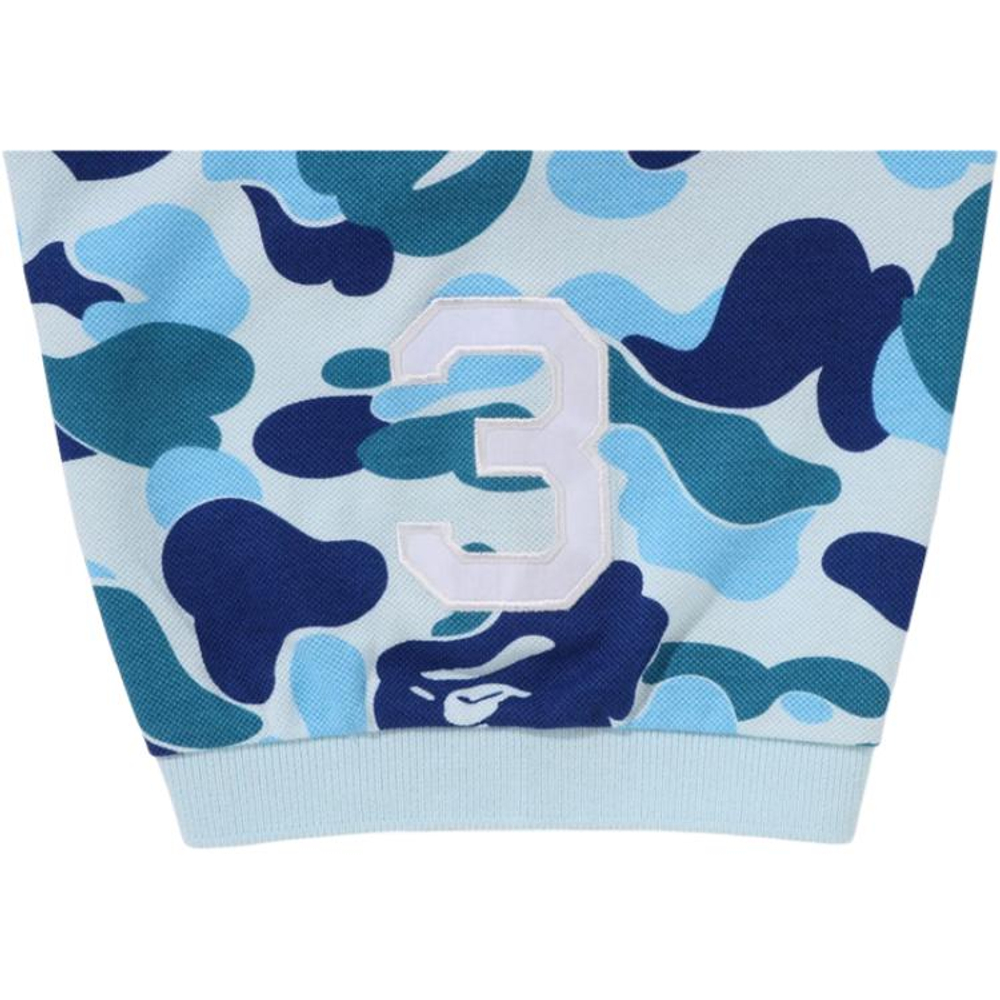 A Bathing Ape Abc Camo Pile Jacquard Relaxed Fit Polo Shirt розовый