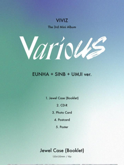 Альбом VIVIZ - VarioUS 3rd Mini Album Jewel Case RANDOM Version