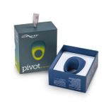 Перезаряжаемое водонепроницаемое вибрирующее эрекционное кольцо Pivot We-Vibe (10 режимов, синхронизируется со смартфоном) (Цвет: темно-синий)