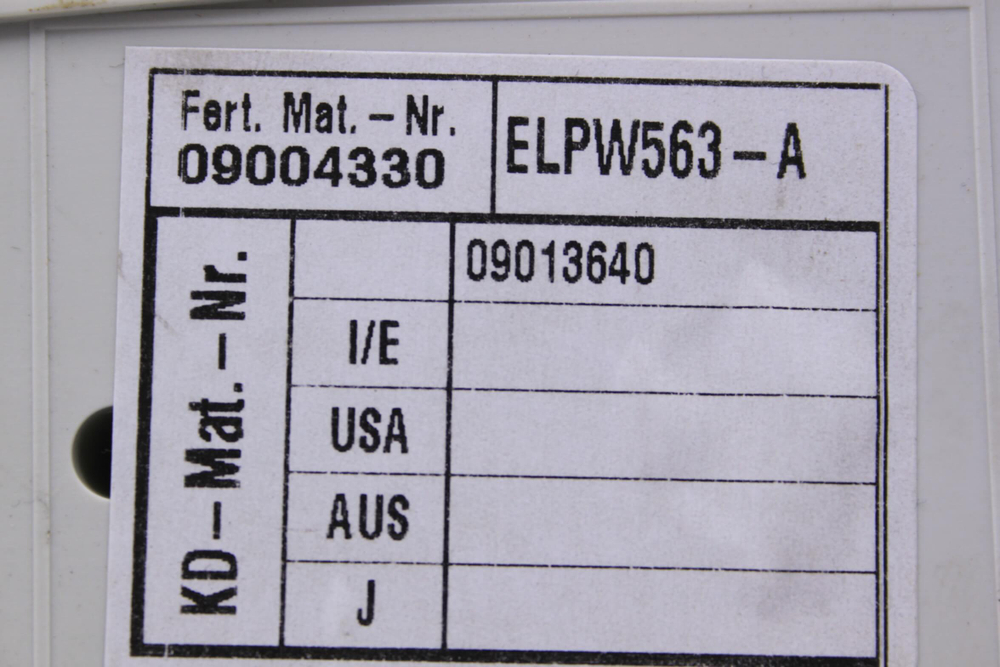Модуль управления посудомоечной машины Miele ELPW563-A