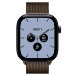 Умные часы Apple Watch Series 12 GPS + Cellular, 42mm, Night Blue Ceramic Case with Dark Bronze Milanese Loop