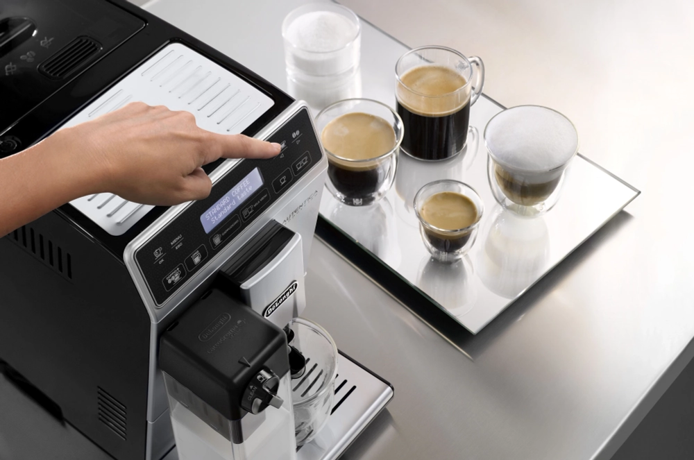 Кофемашина Delonghi Autentica ETAM29.660.SB 1450Вт серебристый/черный