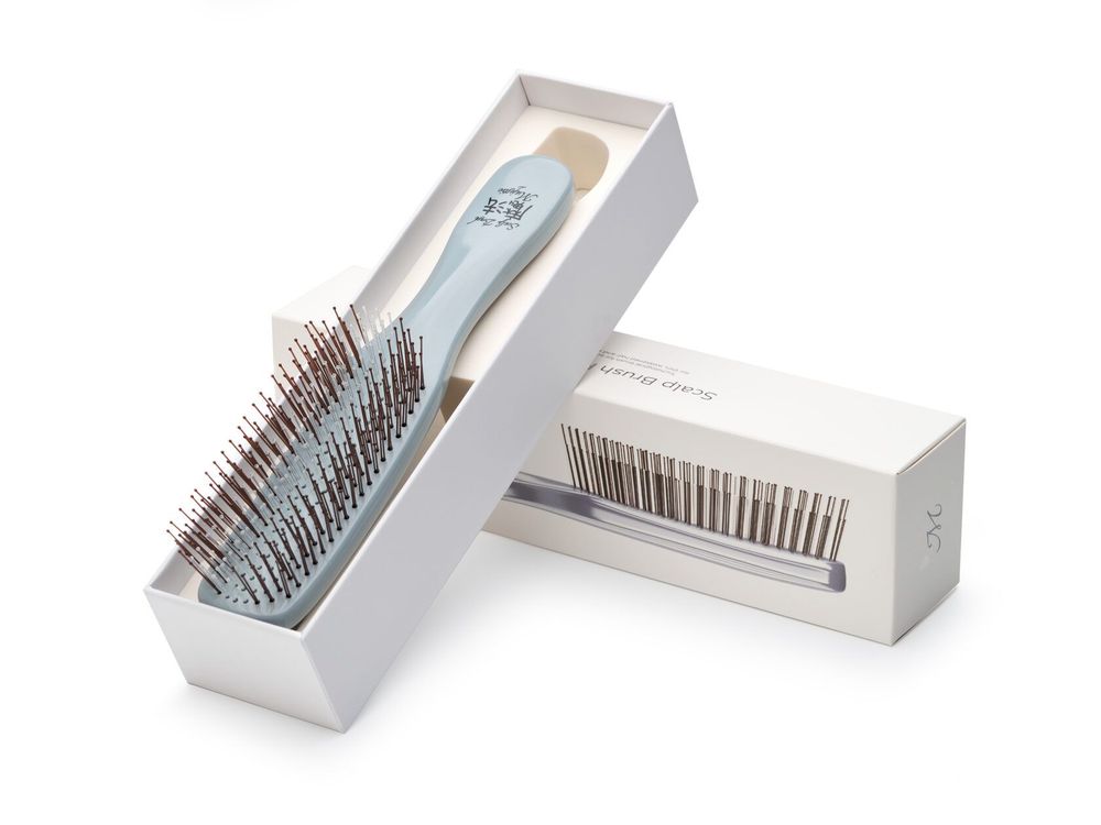 Расческа Majestic Scalp Brush серый жемчуг