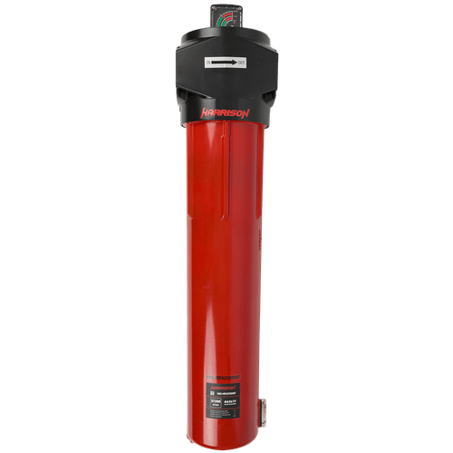 HRS-MFD37200IF Фильтр магистральный 0,01 мкм с дифференциальным манометром, 37200 л/мин, 12 бар, G 3", остаточное содержание масла: 0,001 мг/м3