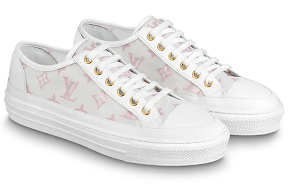LOUIS VUITTON Lv Stellar Casual Shoes Pink/Red Women"s