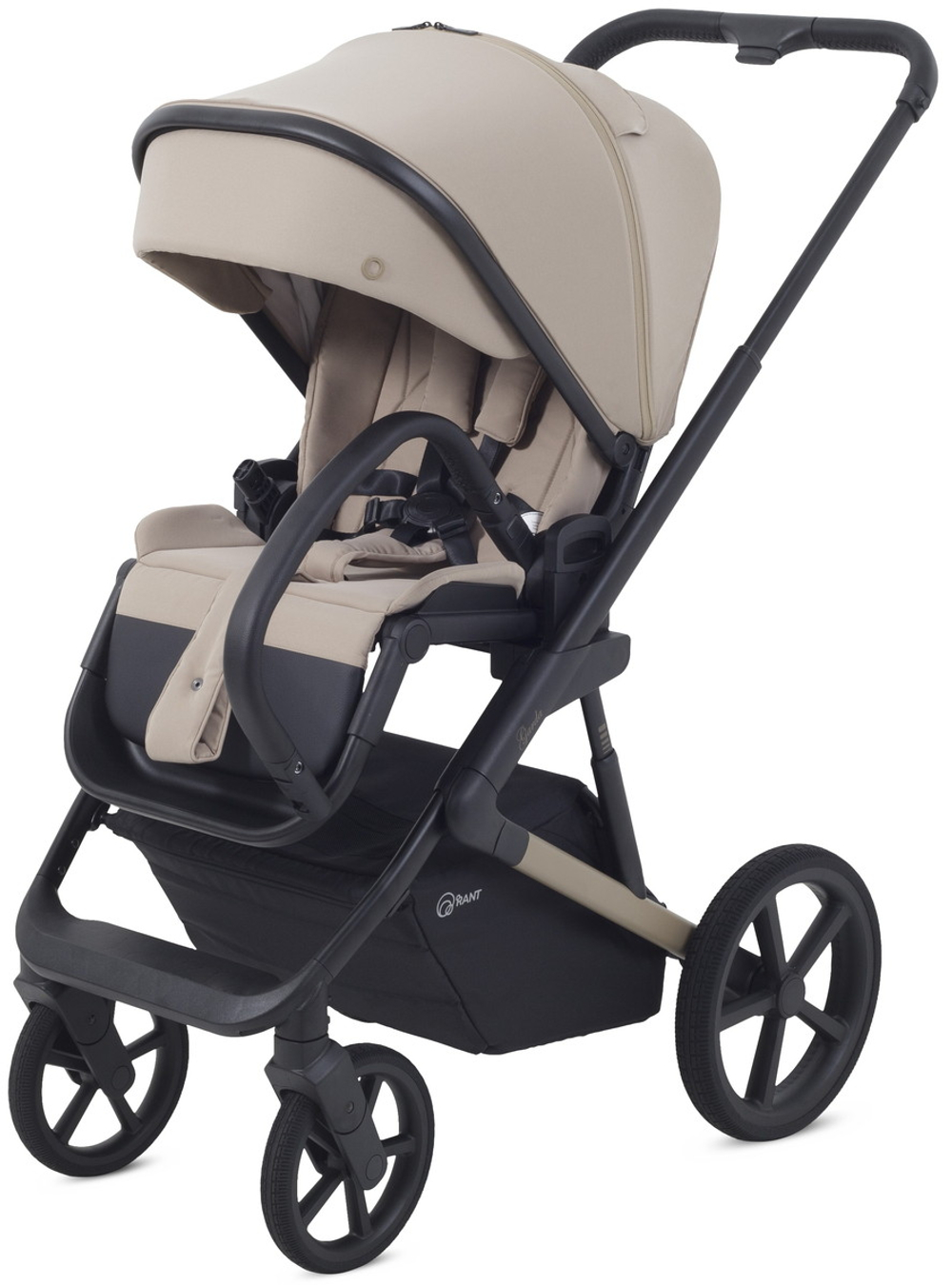 Детская коляска Rant Garda 3 в 1 с автокреслом Miro Black Cacao
