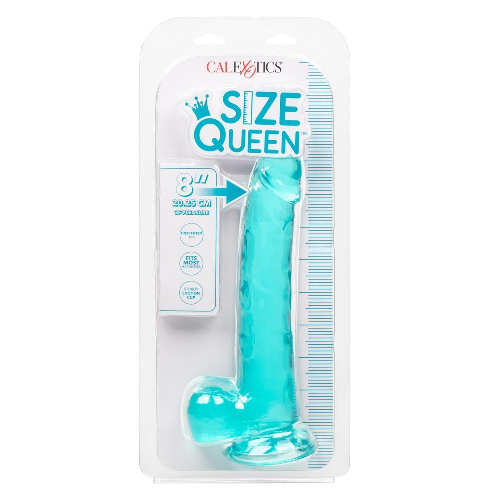 Голубой фаллоимитатор Size Queen 8 - 25,5 см. (Цвет: голубой)