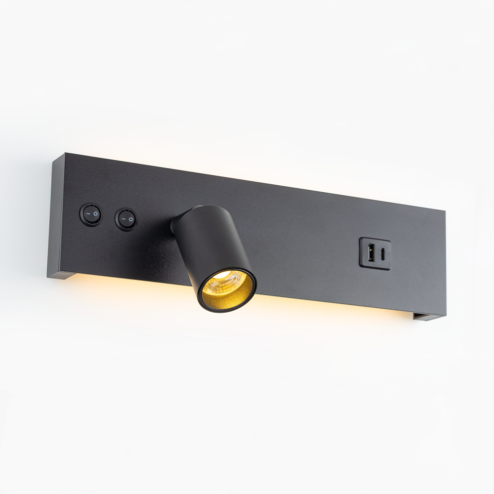 Citilux Декарт CL704461 LED USB Светильник с выключателем Чёрный