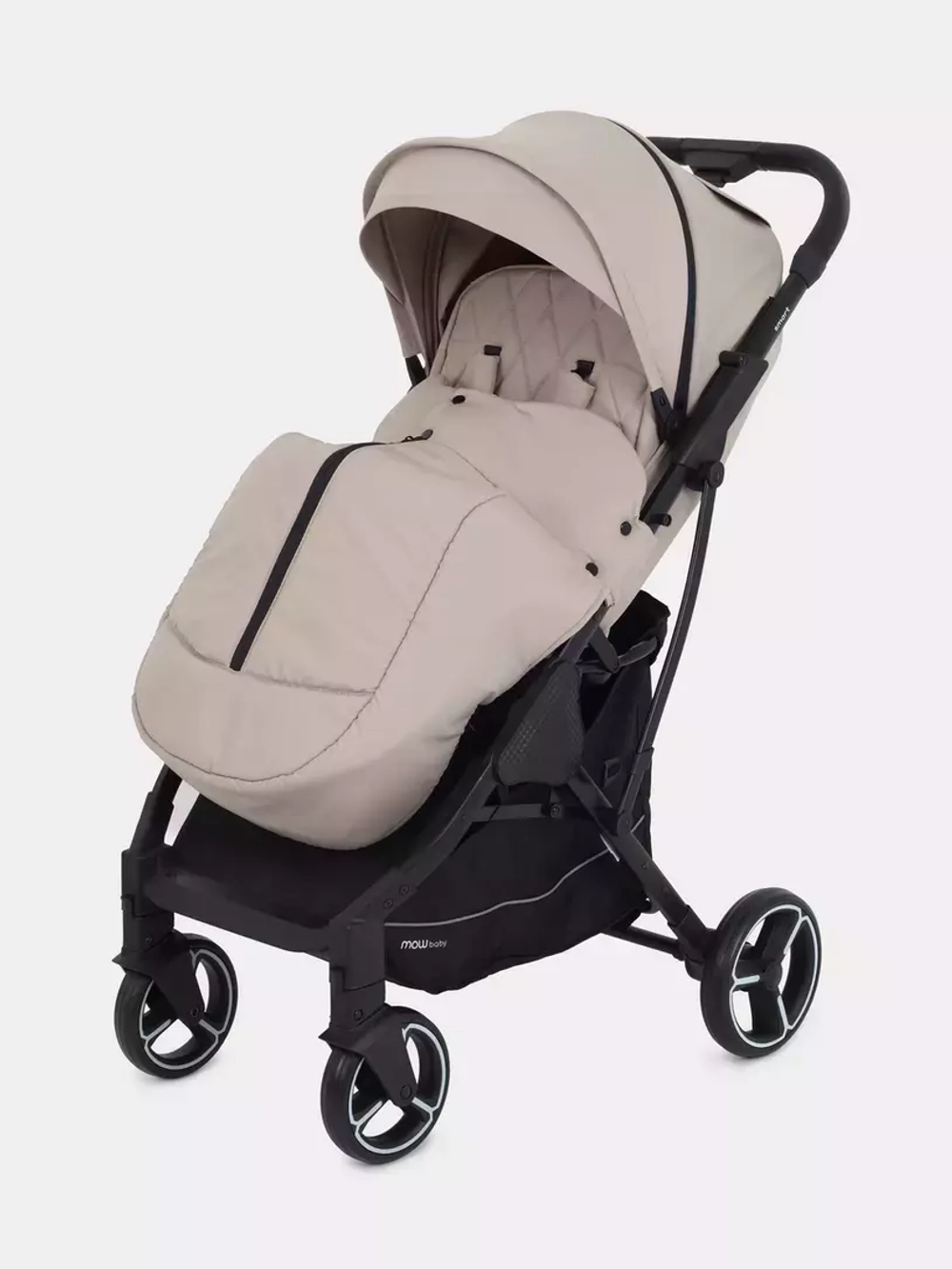 Коляска детская MOWBaby "SMART" MB101 Beige (2023)
