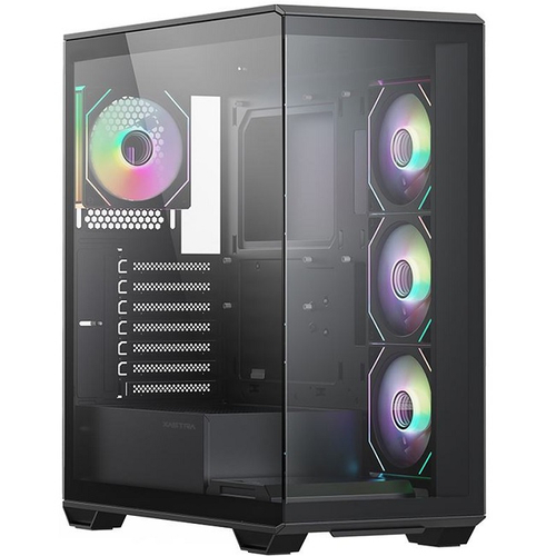 Корпус Midi-Tower XASTRA Q600 4ARGB-C10 Black (Q600-4FM12A-C10)