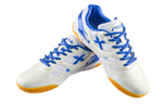 Stiga Slip Resistant, Abrasion Resistant, Breathable Low top Table Tennis Shoes Unisex White Blue