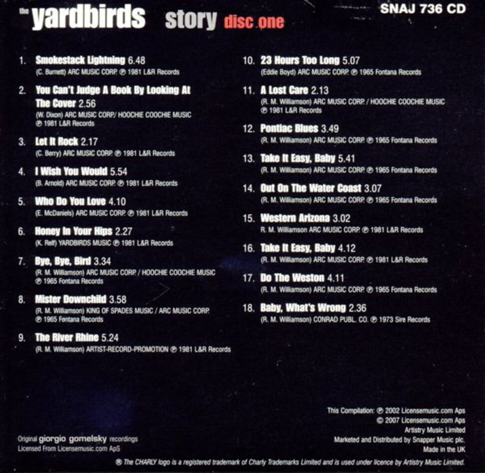 The Yardbirds / The Yardbirds Story By Giorgio Gomelsky (4CD)
