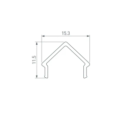 Экран ARH-DECORE-S12 Square Clear (Arlight, Пластик) 023908