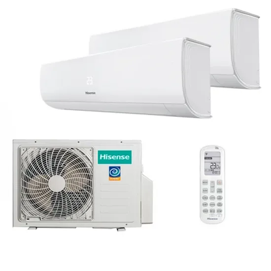 Мультисплит система на 2 комнаты Hisense AMS-09UW4RMRKB00 x 2 / AMW2-18U4RXC