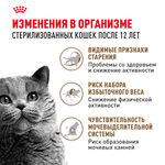 Royal Canin Ageing Sterilised 12+ Корм сухой полнорационный сбалансированный для стерилизованных стареющих кошек в возрасте старше 12 лет 400г