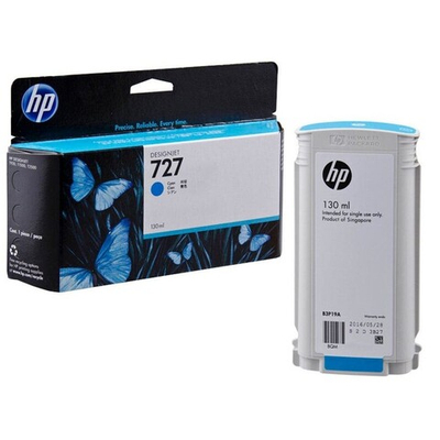 Картридж HP 727 (B3P19A) для DesignJet T920/T930/T1500/T1530/T2500/T2530 голубой (130 мл)
