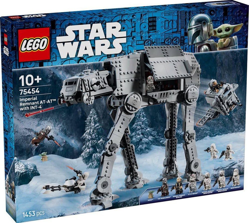 Конструктор Лего Стар Варс АТ-АТ шагоход остатков Империи 75454 | LEGO Star Wars Imperial Remnant 1 453 детали | 10+