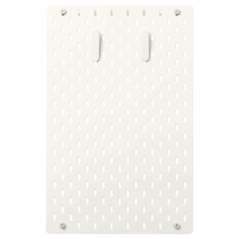 Перфорированная доска IKEA SKADIS (СКОДИС), Белый, 36x56 см