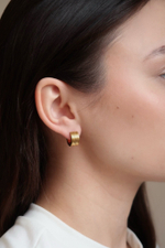 Серьги minimalism gold