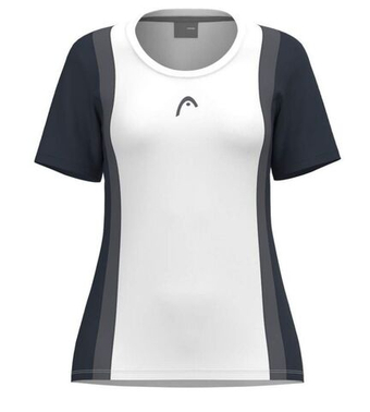 Футболка для мальчика теннисная Head Girls Club 25 Tech - navy/white