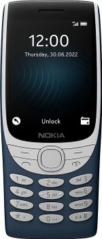 Телефон Nokia 8210 4G с двумя SIM-картами, синий (Из Финляндии)