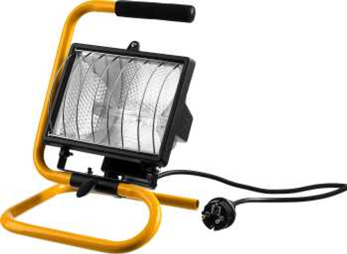 STAYER MAXLight прожектор 500 Вт галогенный, переносной с подставкой, черный, 57116-B