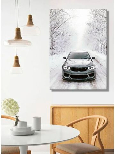 Картина "BMW M5", на стену для интерьера 50х70см 1шт.