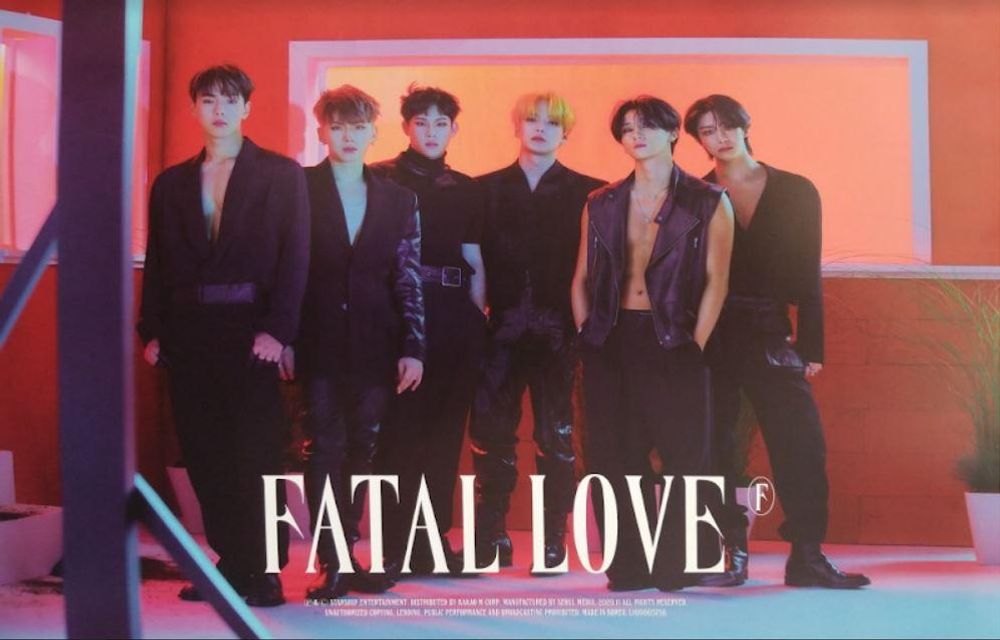 Официальный постер MONSTA X - FATAL LOVE (1 ver.) Официальный постер MONSTA X - FATAL LOVE (1 ver.)