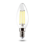 Светодиодная лампа MODELUX lamp ML2851- С35-12W-Е14-4500 clear