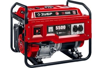 Генератор бензиновый ЗУБР СБ-5500 - [5 кВт / 220V]