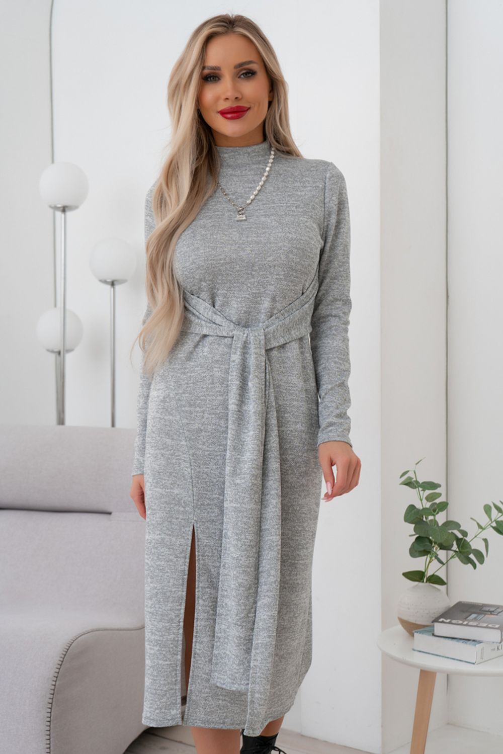 Платье Карина (серый) Р11-1107/2 Nikol