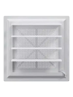 Решетка вентиляционная AIRVENT регулируемая жалюзи 452х483 пластик 4548AVp