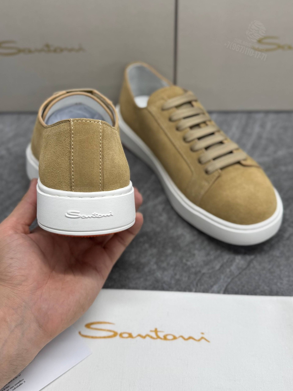 Кроссовки Santoni Cleanic