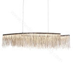 Pendant design lamp Waterfall  L150 (Silver)