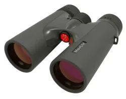 Бинокль MewLite Eternals Pro 10x42 ED Roof с фронтальным видом и красной кнопкой
