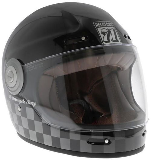 Купить Мотошлем Интеграл Helstons Casque Course Full Face Carbone / Черный